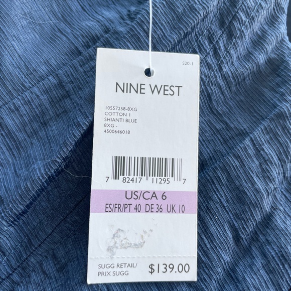 Nine West Shianti Blue Dress - Picture 6 of 6